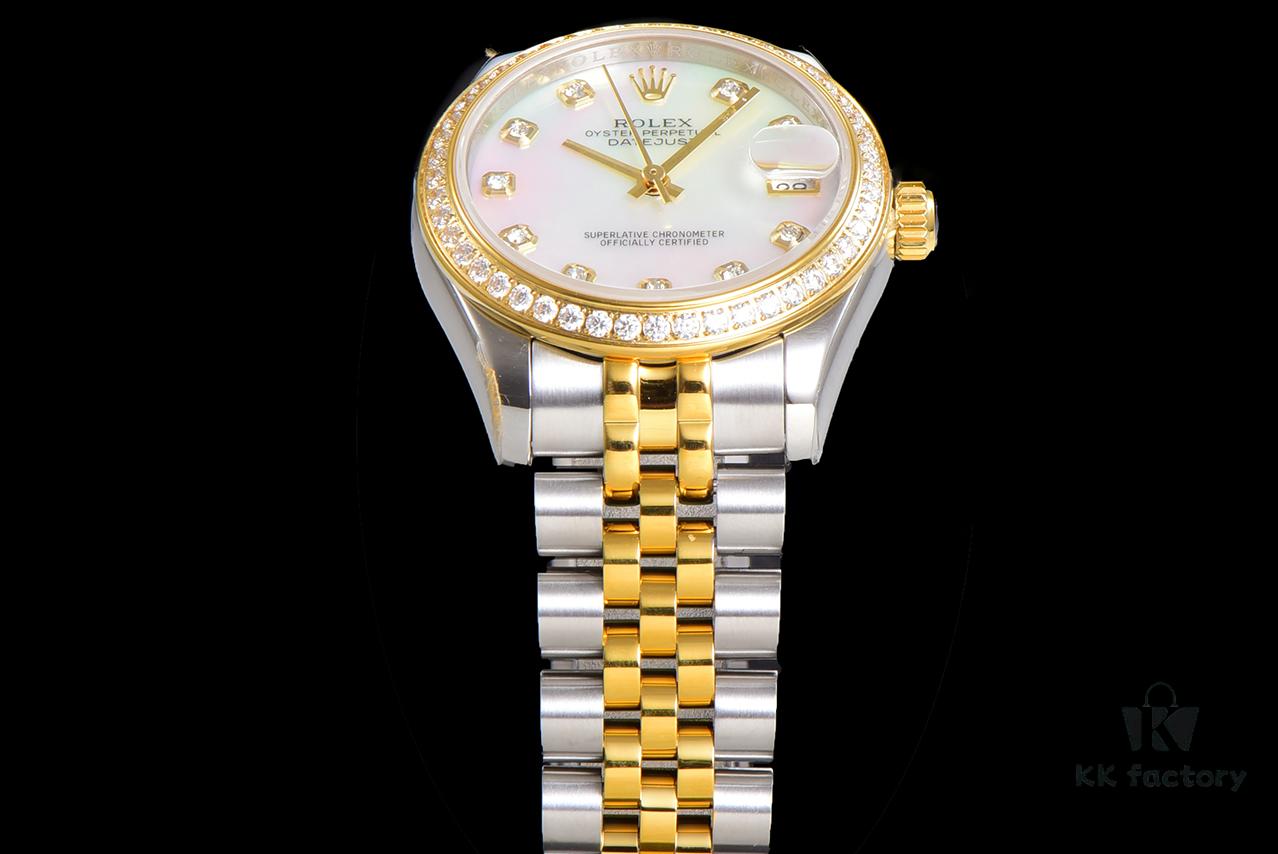 N2 Premium [Affordable Price] Oyster Perpetual Datejust 31 Series with Exclusive Classic Small and Large Diamond Bezel