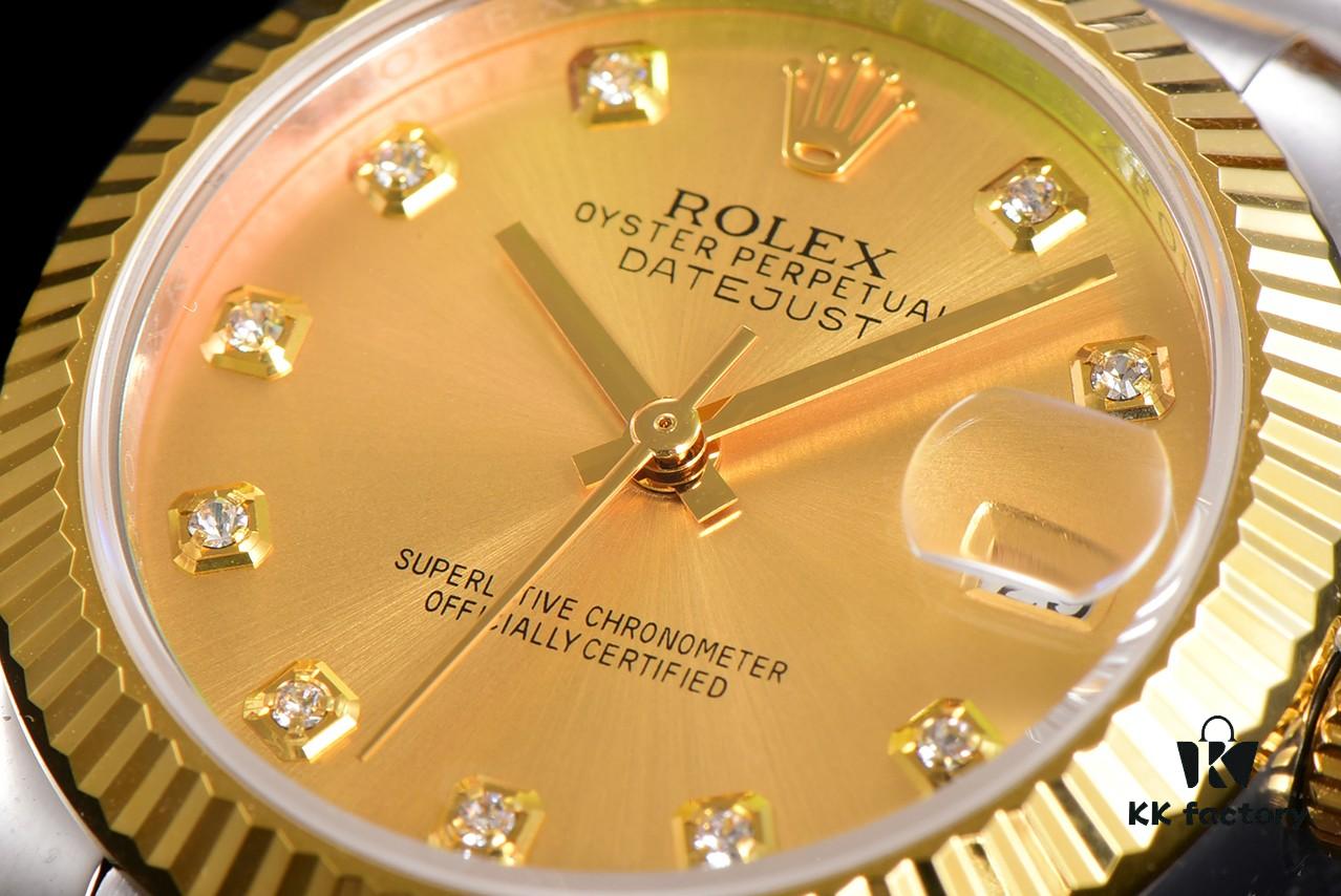 N2 Premium Affordable Oyster Perpetual Datejust 31 Series with Exclusive Classic Full Diamond Bezel