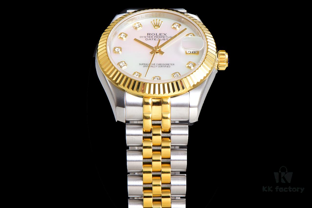 N2 Premium [Affordable Price] Oyster Perpetual Datejust 31 Series with Exclusive Classic Full Diamond Bezel