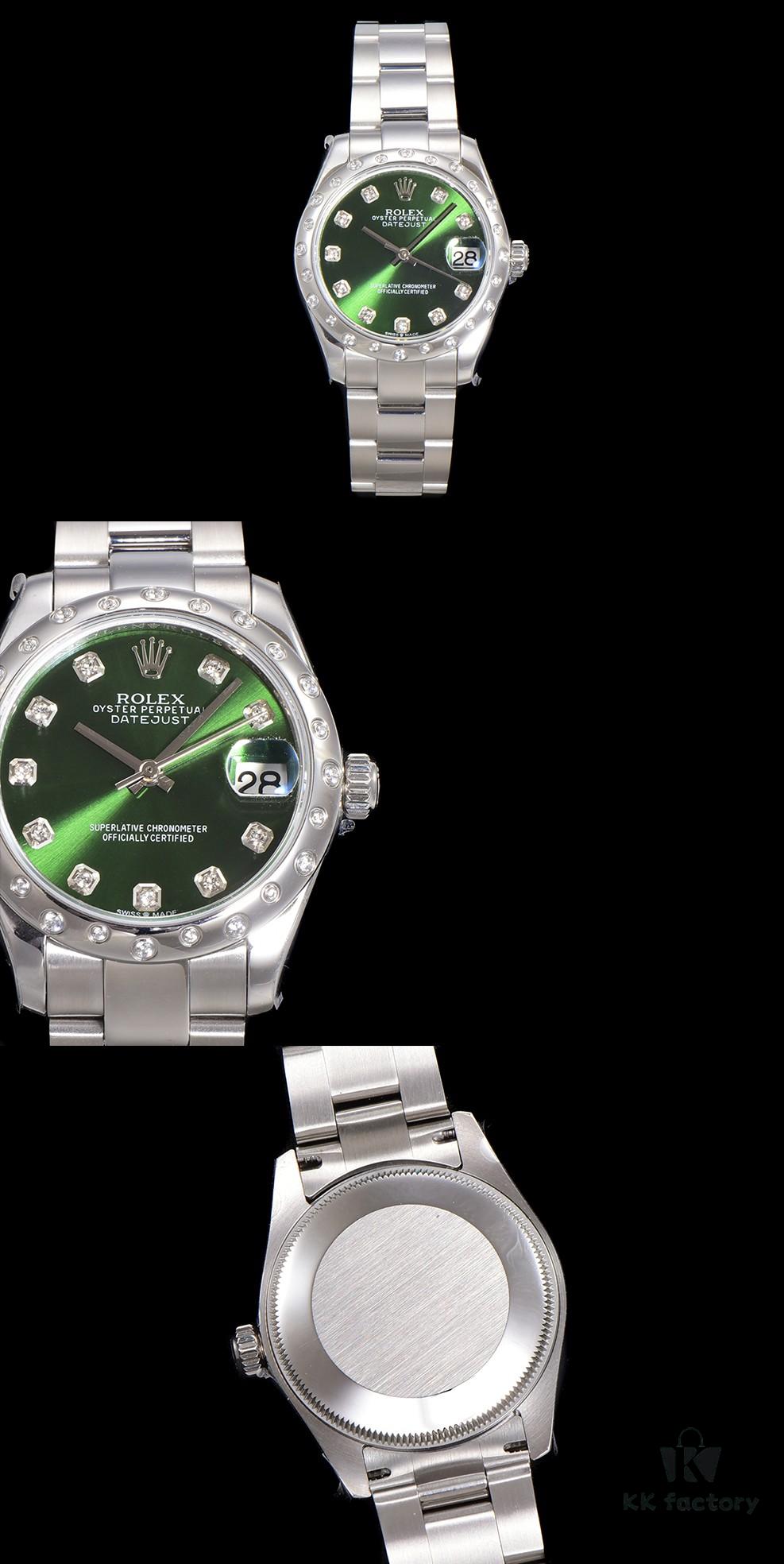 N2 Premium [Affordable Price] Oyster Perpetual Datejust 31 Series with Exclusive Classic Diamond Bezel