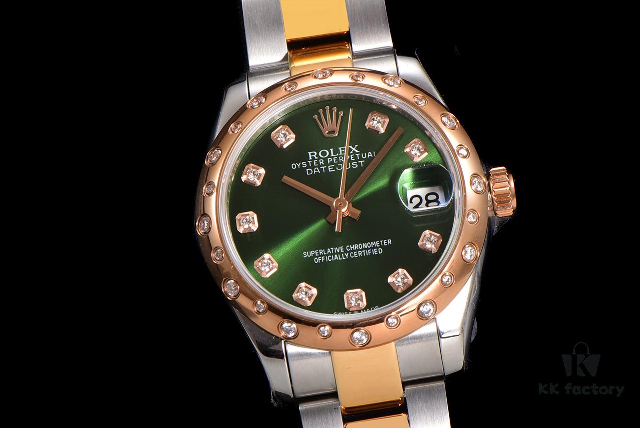 N2 Premium [Affordable Price] Oyster Perpetual Datejust 31 Series with Exclusive Classic Diamond Bezel