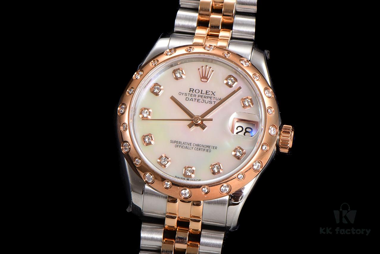 N2 Premium 【Affordable Price】 Oyster Perpetual Datejust 31 Series with Exclusive Classic Diamond Bezel