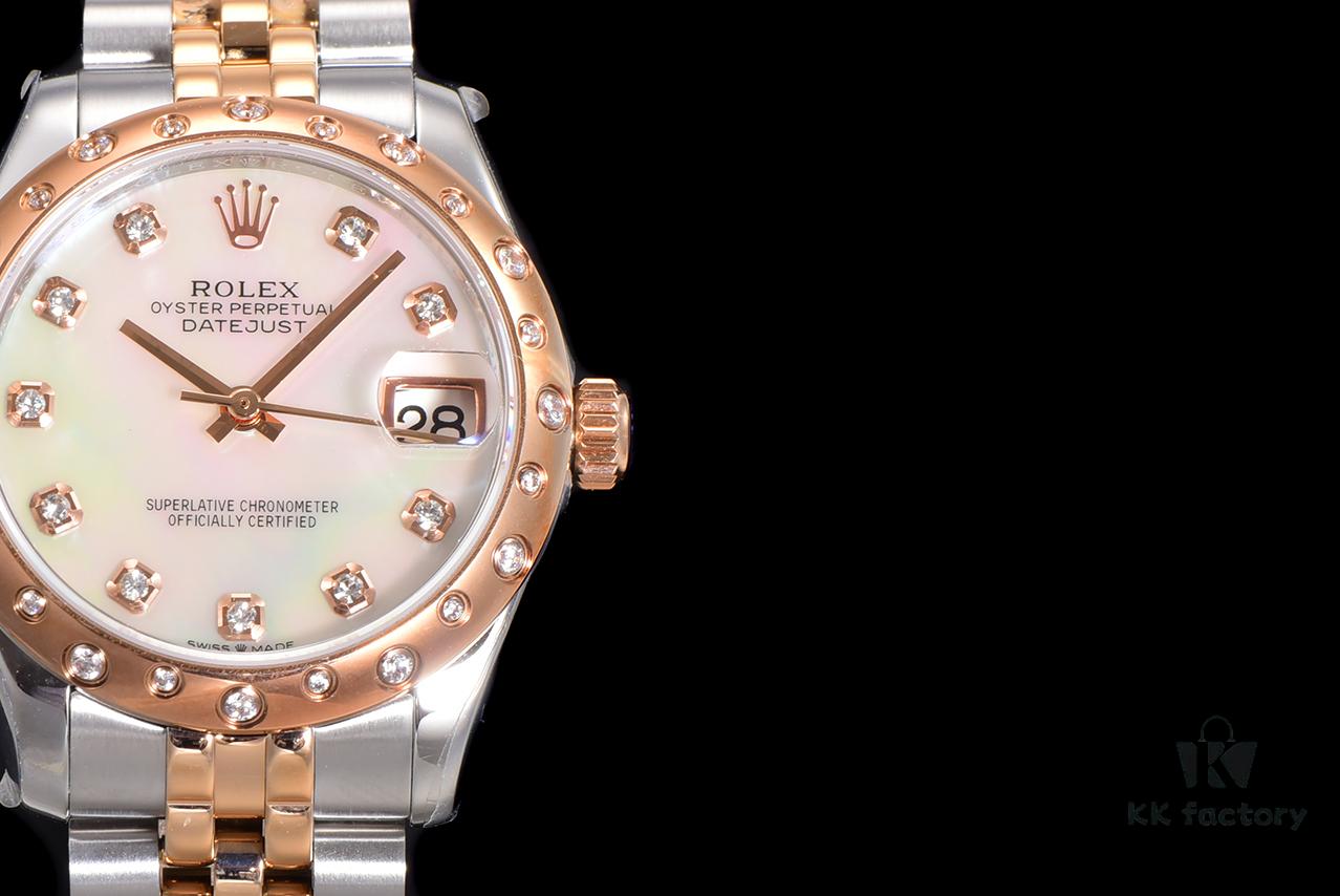 N2 Premium 【Affordable Price】 Oyster Perpetual Datejust 31 Series with Exclusive Classic Diamond Bezel