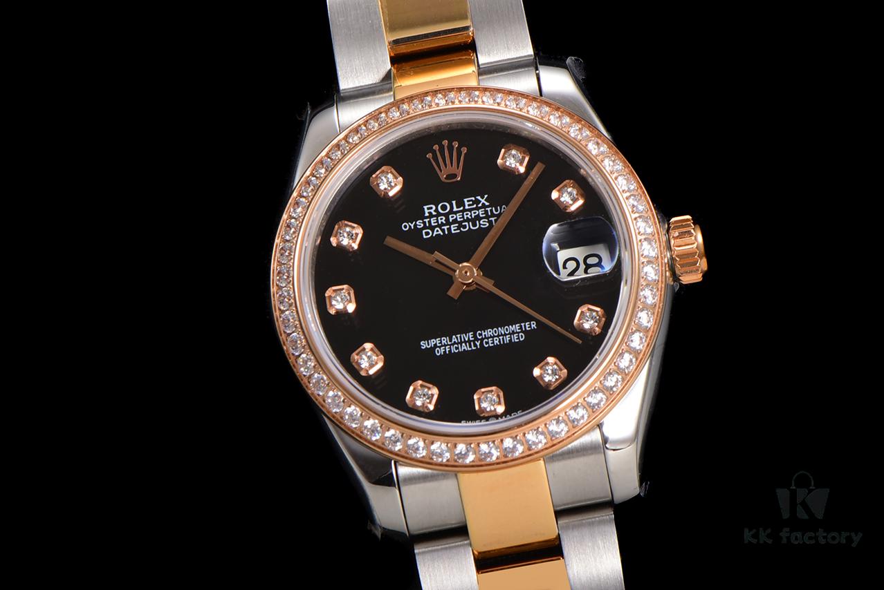 N2 Premium [Affordable Price] Oyster Perpetual Datejust 31 Series with Exclusive Classic Diamond Bezel