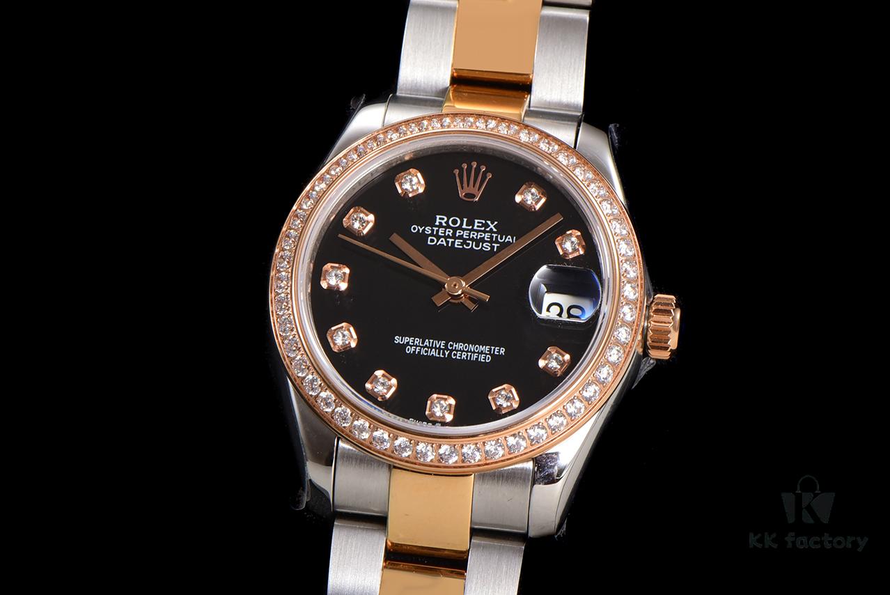 N2 Premium [Affordable Price] Oyster Perpetual Datejust 31 Series with Exclusive Classic Diamond Bezel