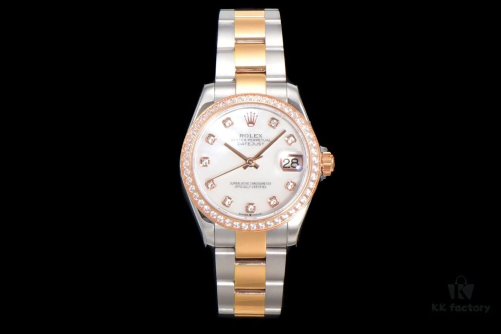 N2 Premium [Affordable Price] Oyster Perpetual Datejust 31 Series with Exclusive Classic Full Diamond Bezel