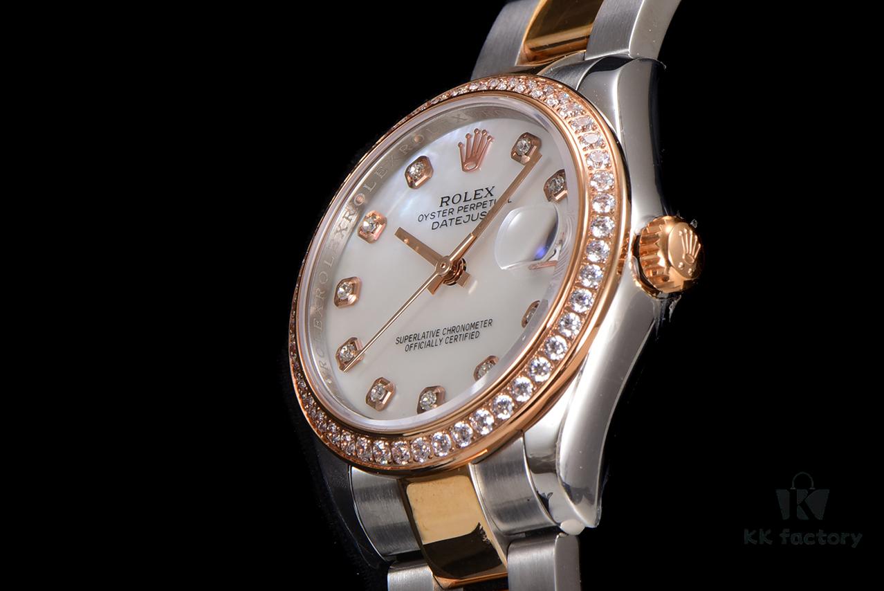 N2 Premium [Affordable Price] Oyster Perpetual Datejust 31 Series with Exclusive Classic Full Diamond Bezel