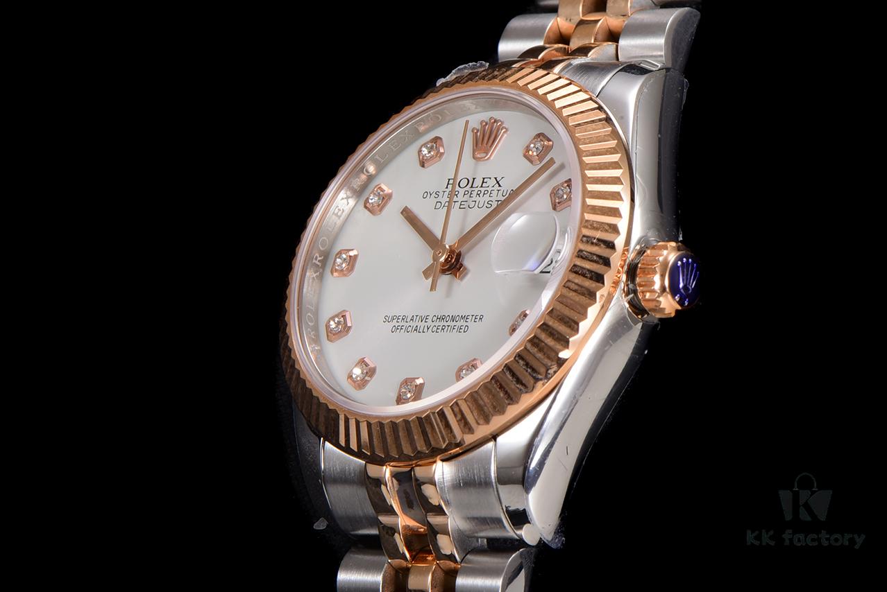 N2 Premium [Affordable Price] Oyster Perpetual Datejust 31 Series with Exclusive Classic Full Diamond Bezel
