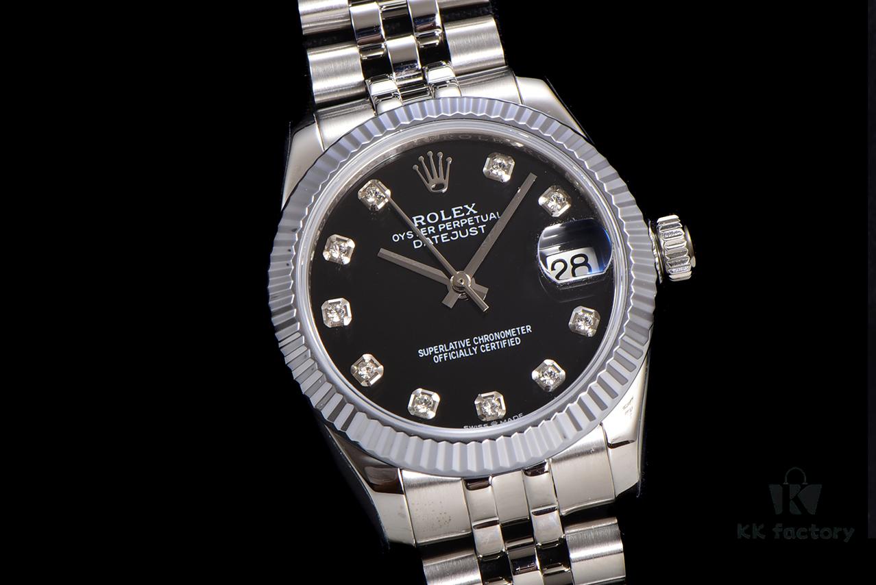 N2 Premium [Affordable Price] Oyster Perpetual Datejust 31 Series with Exclusive Classic Diamond Bezel