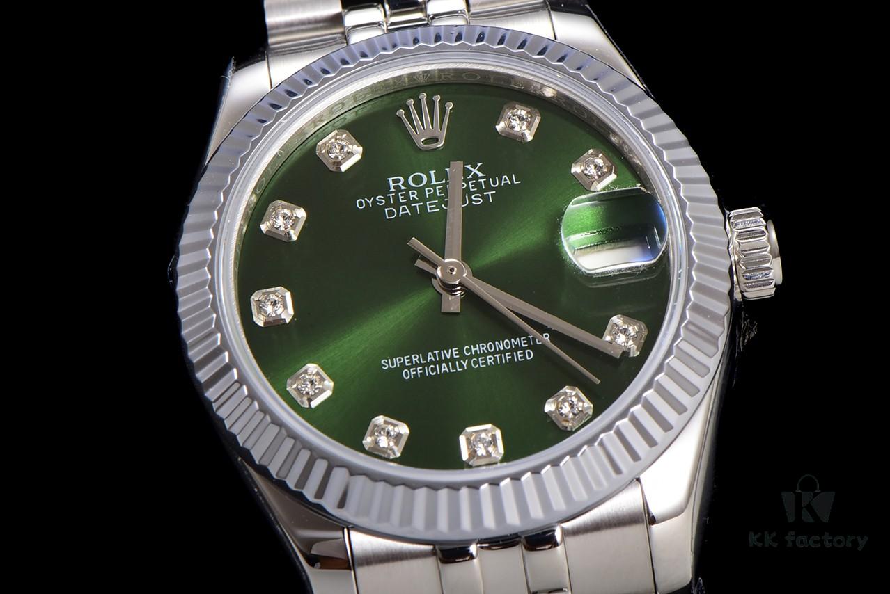 N2 Premium [Affordable Price] Oyster Perpetual Datejust 31 Series with Exclusive Classic Full Diamond Bezel