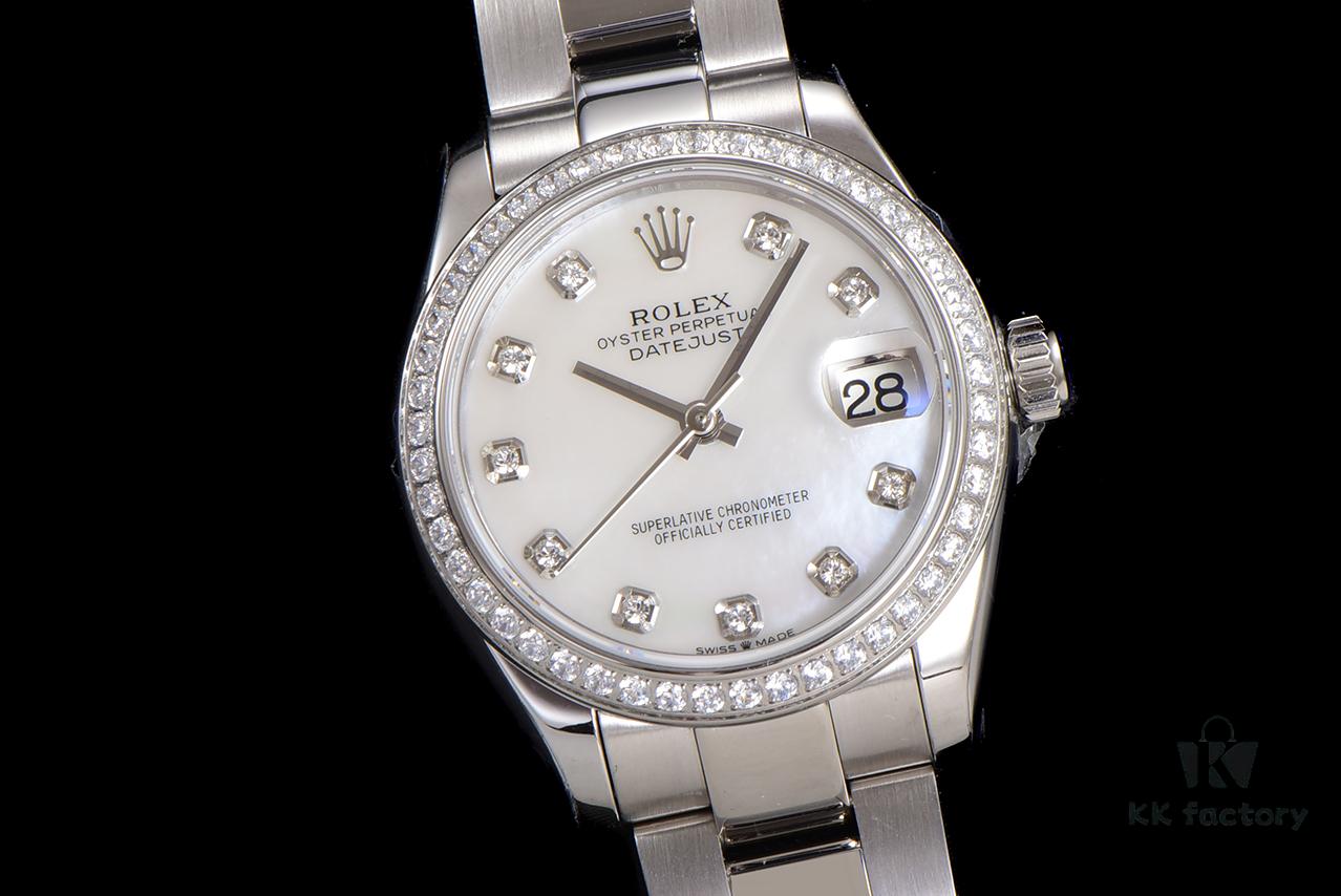 N2 Premium [Affordable Price] Oyster Perpetual Datejust 31 Series with Exclusive Classic Diamond Bezel