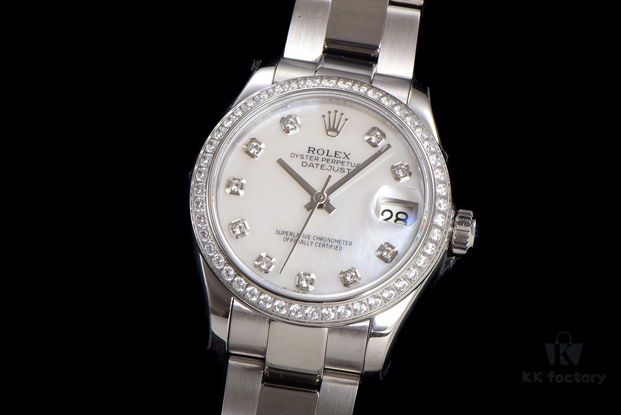 N2 Premium [Affordable Price] Oyster Perpetual Datejust 31 Series with Exclusive Classic Diamond Bezel