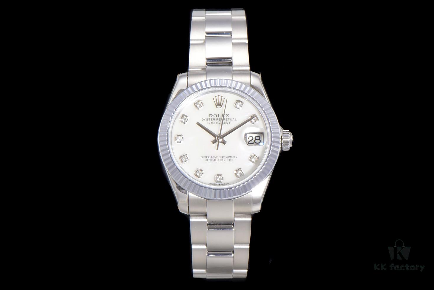 N2 Premium [Affordable Price] Oyster Perpetual Datejust 31 Series with Exclusive Classic Diamond Bezel