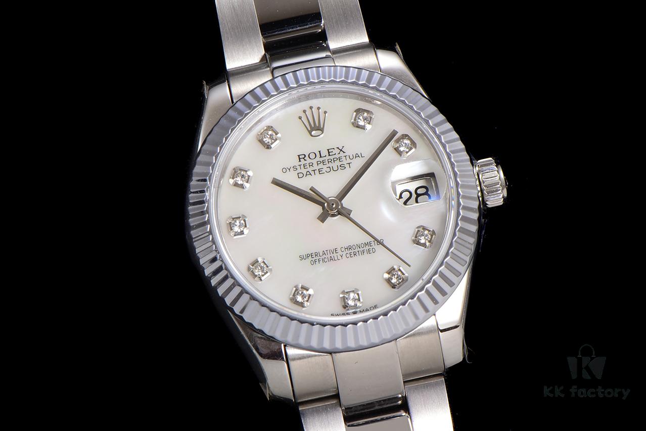 N2 Premium [Affordable Price] Oyster Perpetual Datejust 31 Series with Exclusive Classic Diamond Bezel