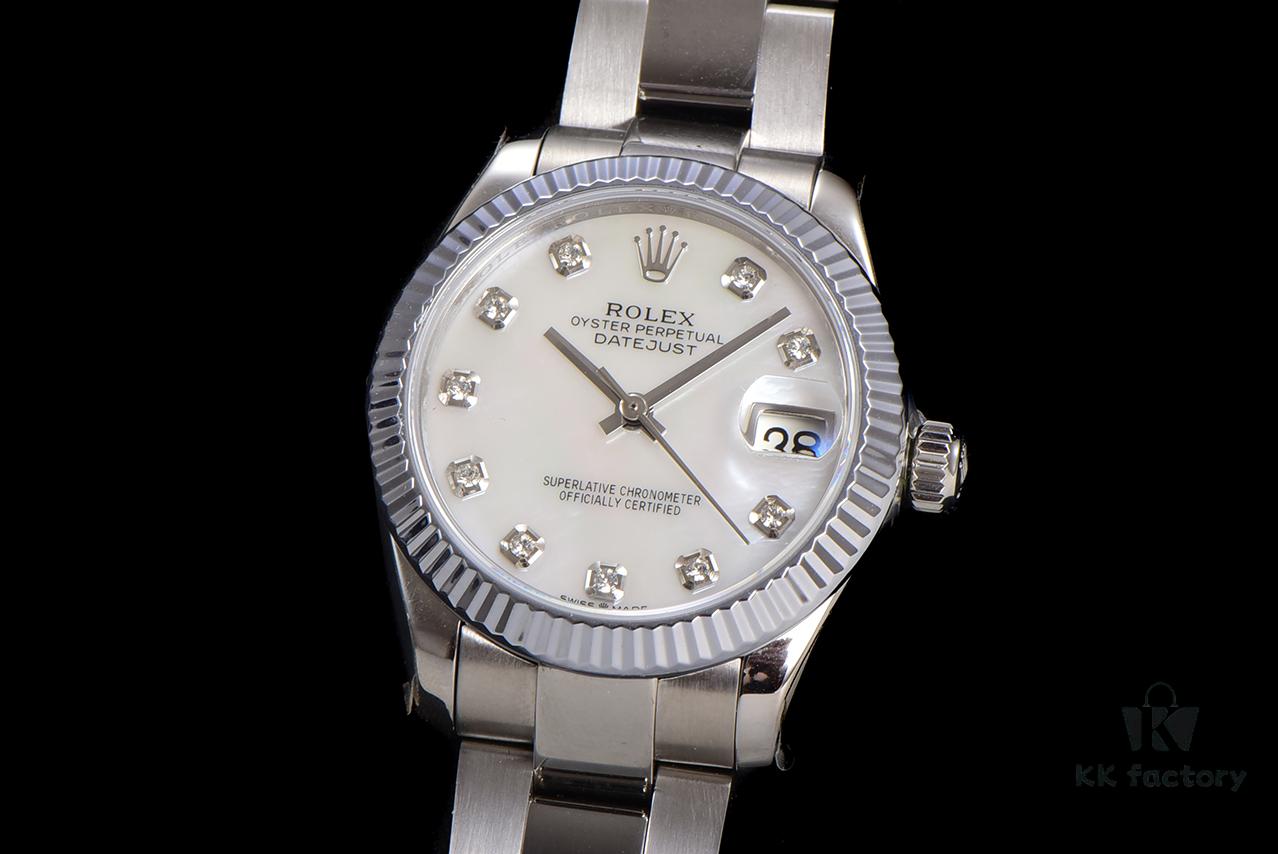 N2 Premium [Affordable Price] Oyster Perpetual Datejust 31 Series with Exclusive Classic Diamond Bezel