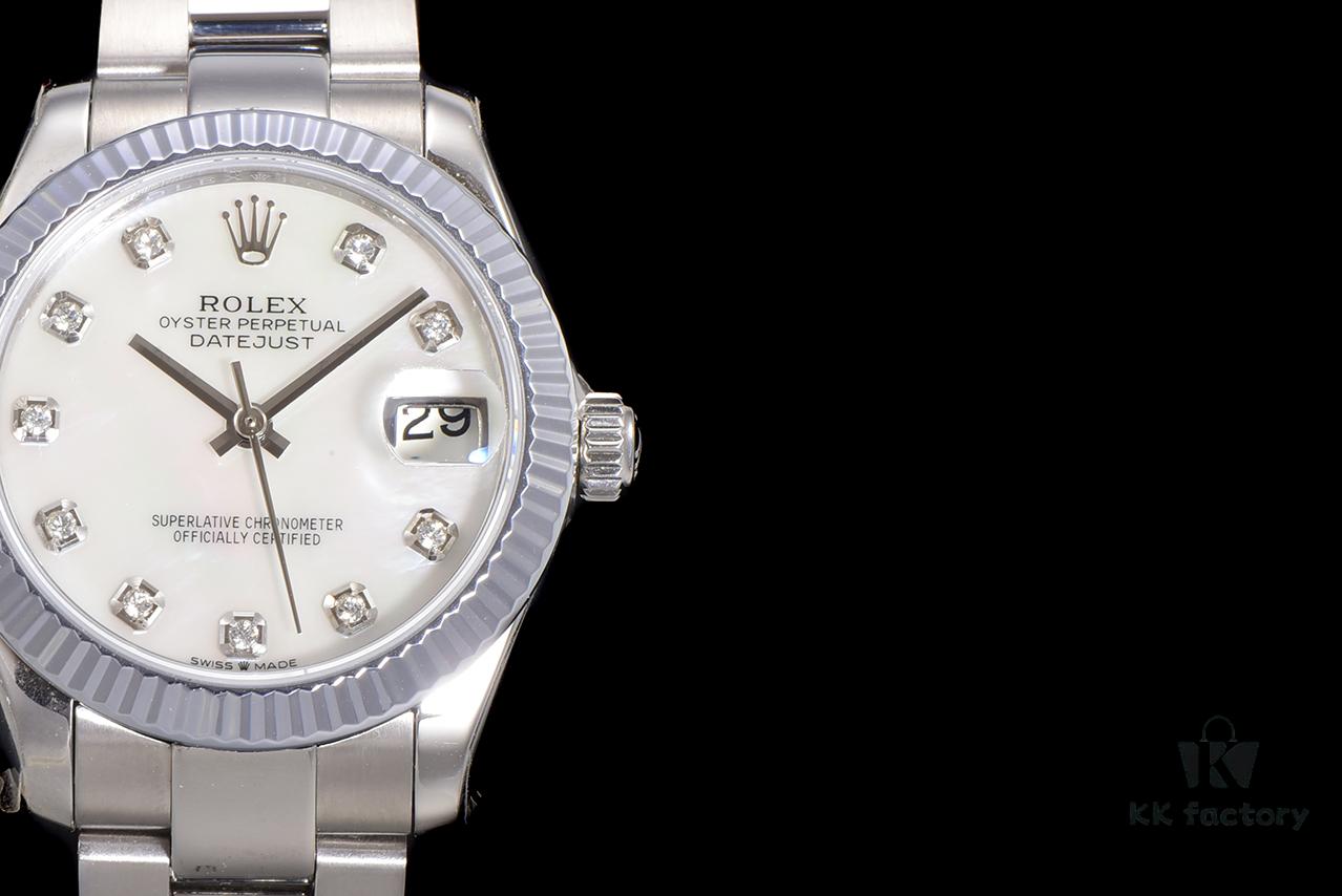N2 Premium [Affordable Price] Oyster Perpetual Datejust 31 Series with Exclusive Classic Diamond Bezel