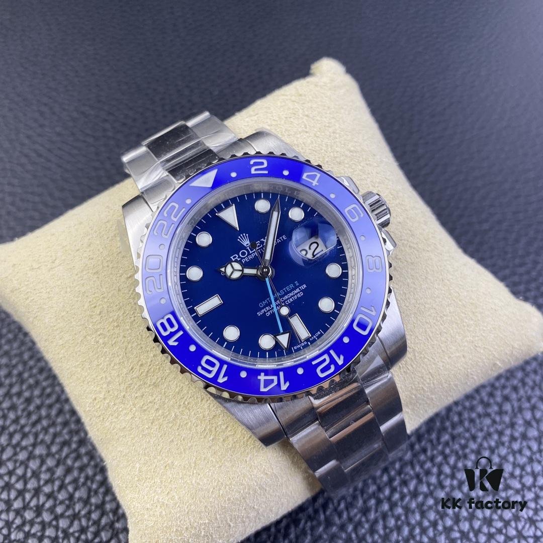 OW Factory Rolex GMT-Master Series 3186 Movement 40mm 904L Stainless Steel