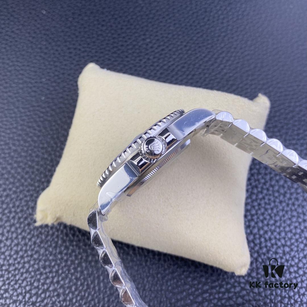 OW Factory Rolex 2022 Official New Arrival 'Sprite Bezel' Left-Handed Greenwich GMT with 3186 Movement, 40mm, 904L Stainless Steel