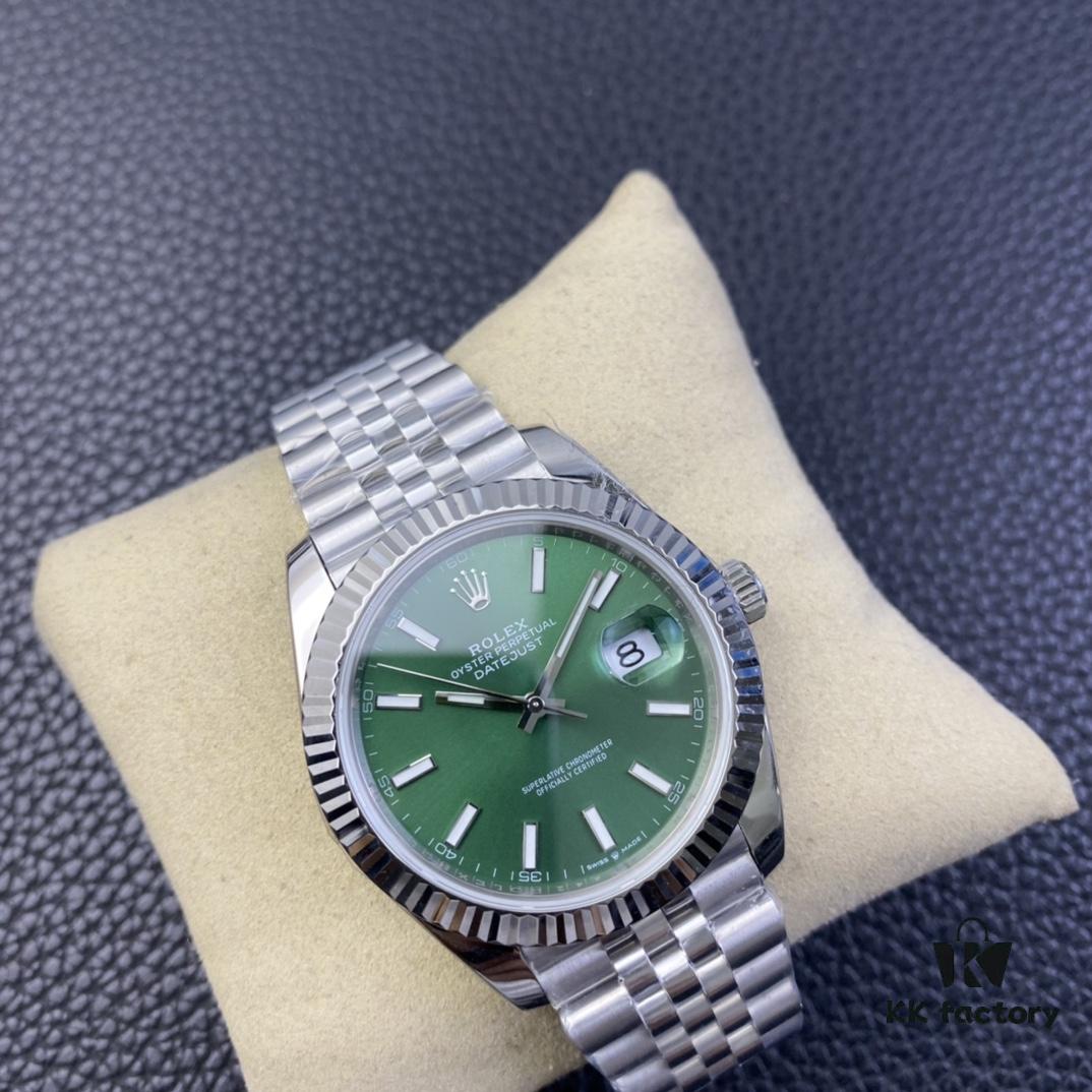 OW 2022 New Arrival Date Model 41MM Mint Green Dial with Shanghai 3235 Movement