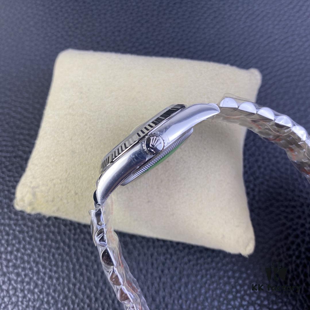 C-Factory Rolex 126234 36mm Datejust Diamond Bezel - Blue, Black, Green, White Roman Dial