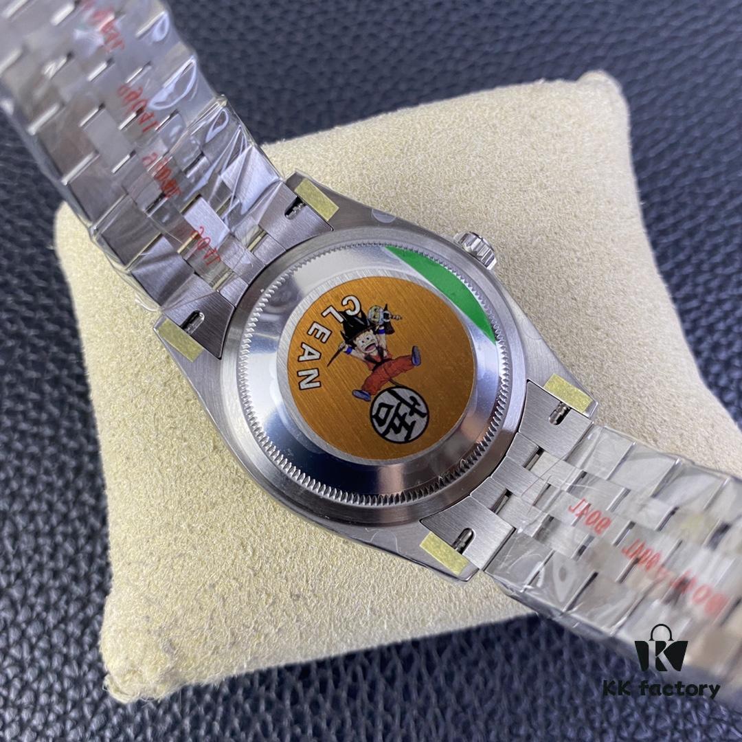 C-Factory Rolex 126234 36mm Datejust Diamond Bezel - Blue, Black, Green, White Roman Dial