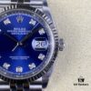 C-Factory Rolex 126234 36mm Datejust Diamond Bezel - Blue, Black, Green, White Roman Dial