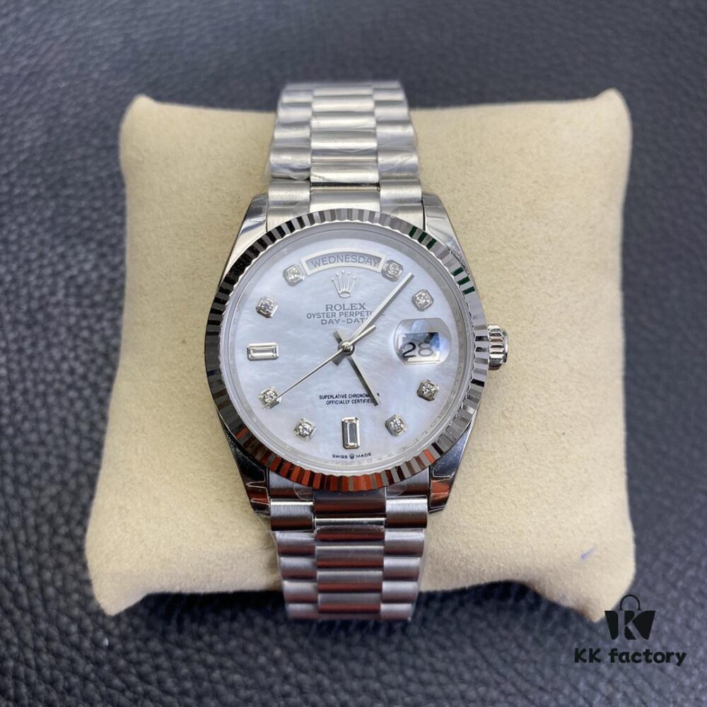 EW Rolex 36MM Day-Date Model with Mother-of-Pearl Dial