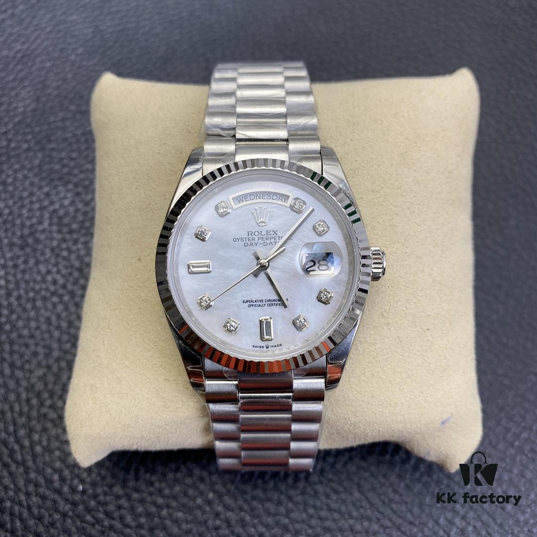 EW Rolex 36MM Day-Date Model with Mother-of-Pearl Dial