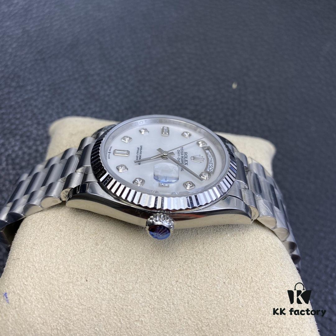 EW Rolex 36MM Day-Date Model with Mother-of-Pearl Dial