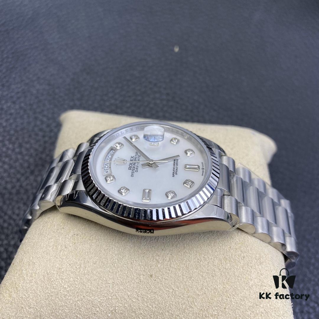 EW Rolex 36MM Day-Date Model with Mother-of-Pearl Dial