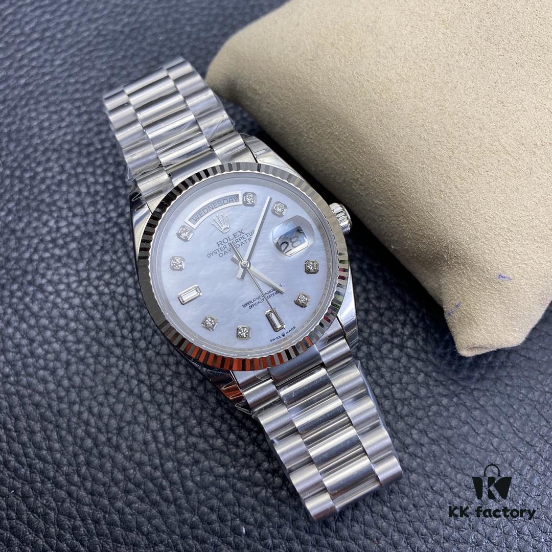 EW Rolex 36MM Day-Date Model with Mother-of-Pearl Dial