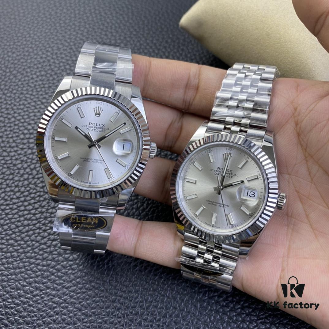 Clean Factory / C Factory New Rolex Datejust Series m126334-0004 Silver Dial