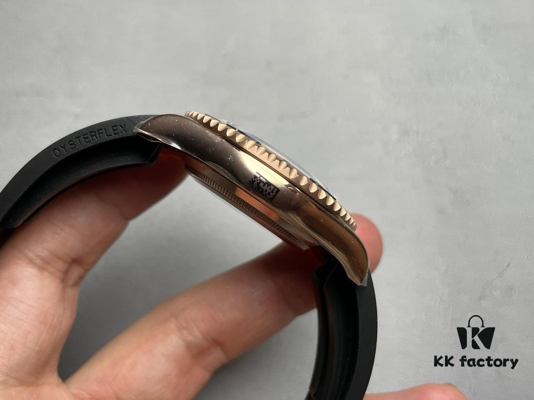 N Factory 40mm Best-selling Gold Yacht, the Best Version Available on the Market, Latest Dial Design, Most Authentic Rose Gold Color, Engraved Lettering on Clasp Matches Original in Font and Depth
