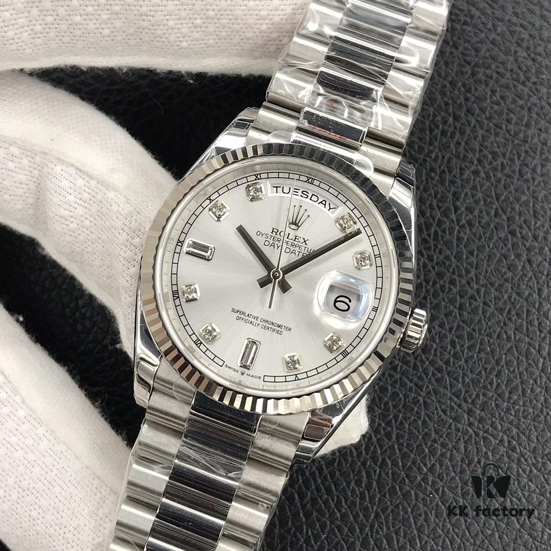 EW Rolex Datejust 36 Ultimate Edition Original 3255 Automatic Mechanical Movement 128238 Series Watch