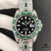 Luxury Masterpiece: Rolex SUB Diver Custom Diamond-Paved Edition