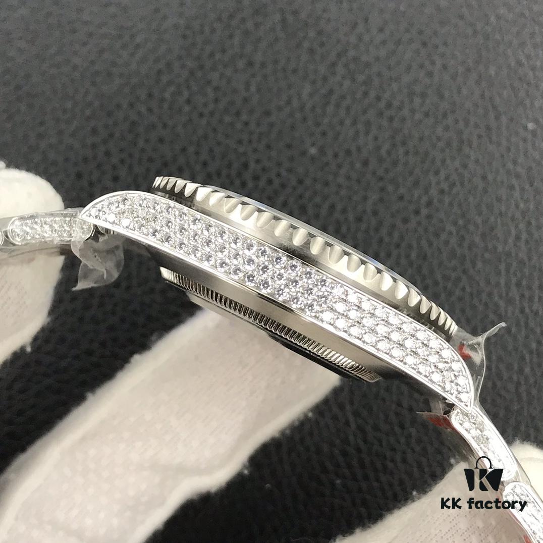 Luxury Masterpiece, Rolex SUB Diver Custom Diamond-Paved Edition