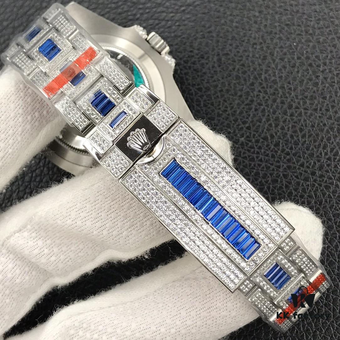 Luxury Masterpiece, Rolex SUB Diver Custom Diamond-Paved Edition