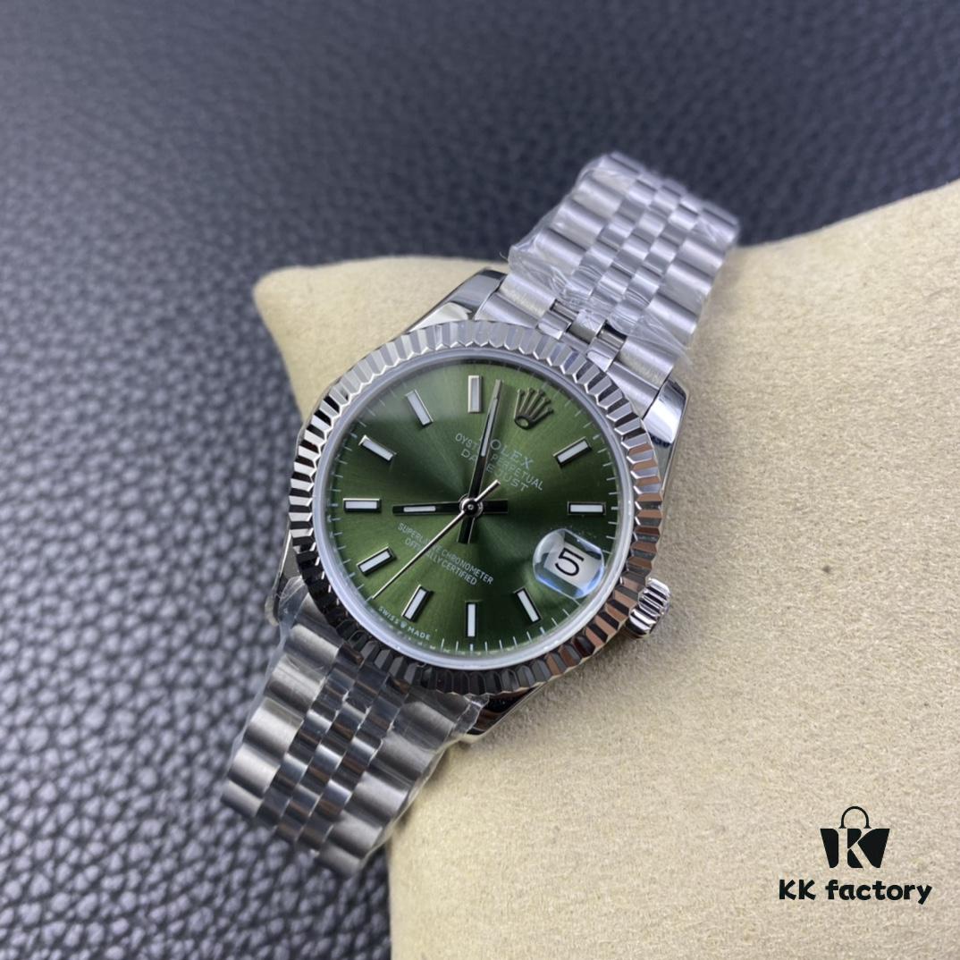 WF Log 31mm Green Dial