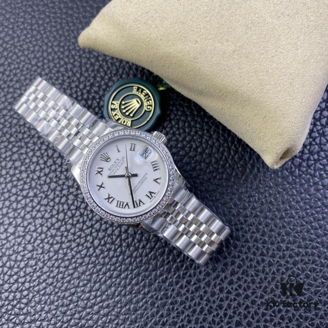 WF Log 31mm White Dial Roman