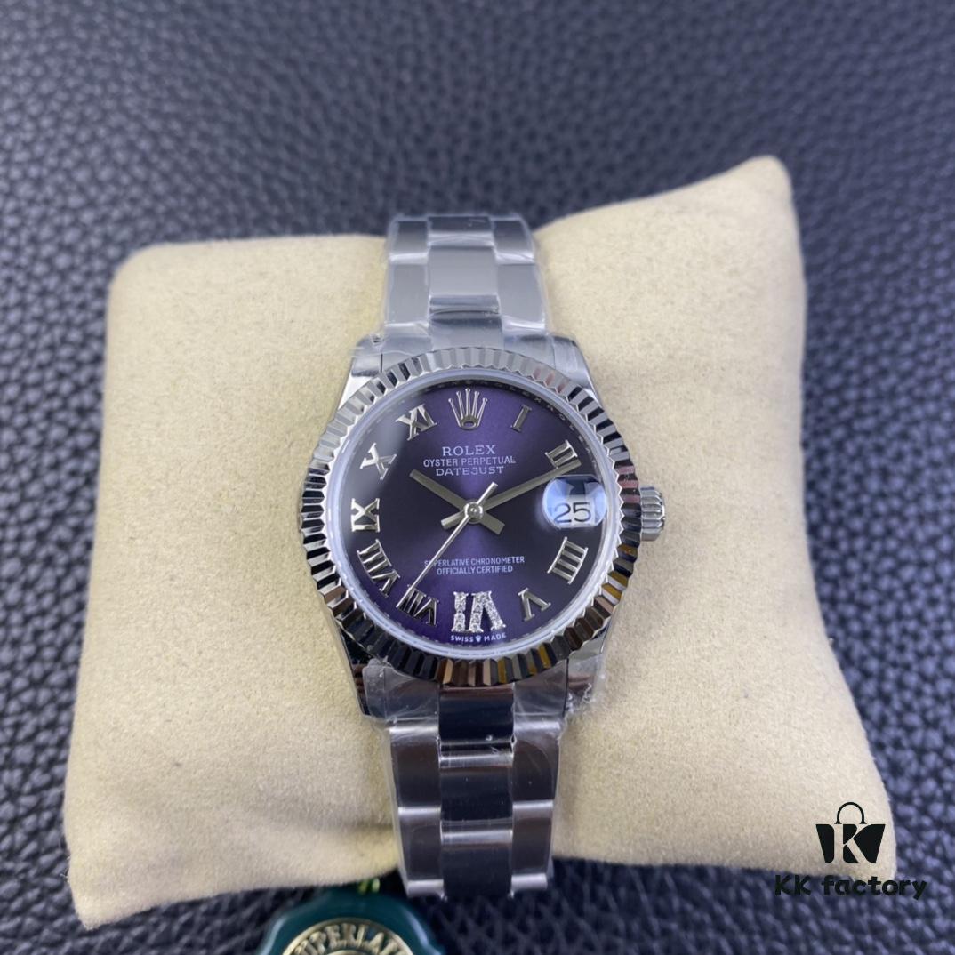 WF Log 31mm Purple Dial