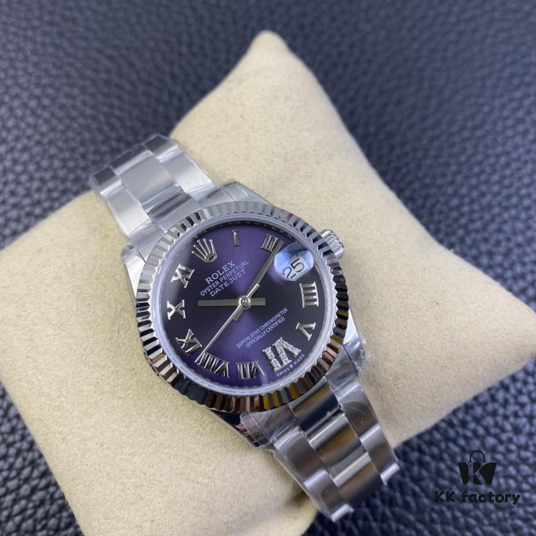 WF Log 31mm Purple Dial