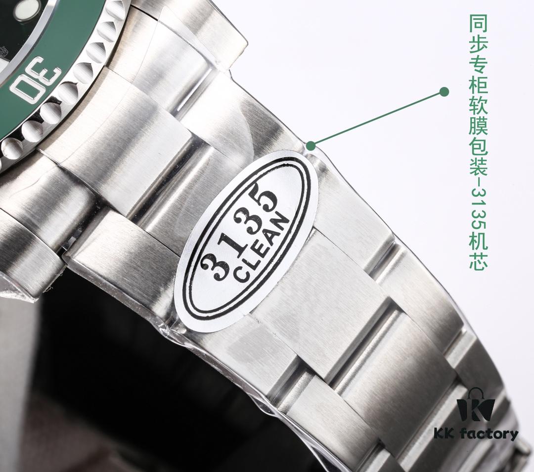 C Factory Ultimate Edition Submariner Date 116610LV 'Green Glitter' - Triple Code Integration, NFC Touch Card, Sapphire Lume Bead & One-Touch Release Clasp