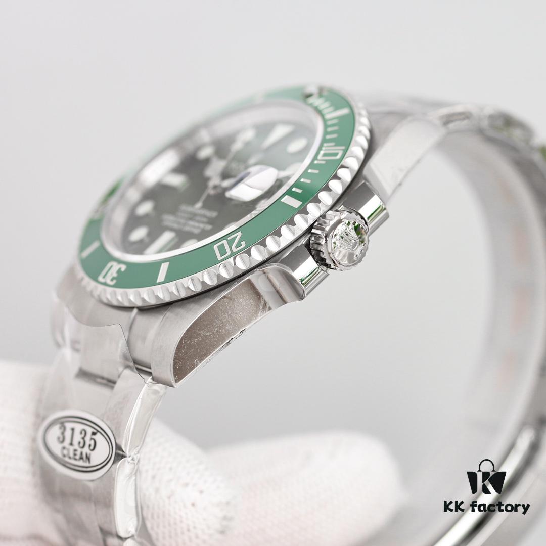 C Factory Ultimate Edition Submariner Date 116610LV 'Green Glitter' - Triple Code Integration, NFC Touch Card, Sapphire Lume Bead & One-Touch Release Clasp