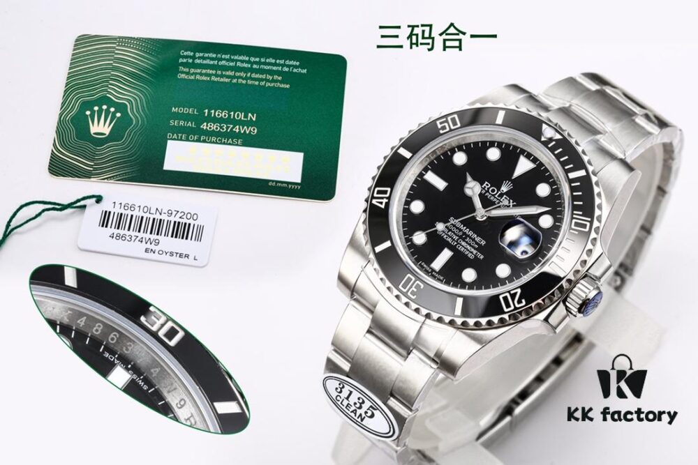 C Factory Ultimate Edition Submariner Date 116610LV 'Green Glarier' – Triple Code Integration, NFC Touch Card, Sapphire Luminescent Beads, One-Touch Release Clasp