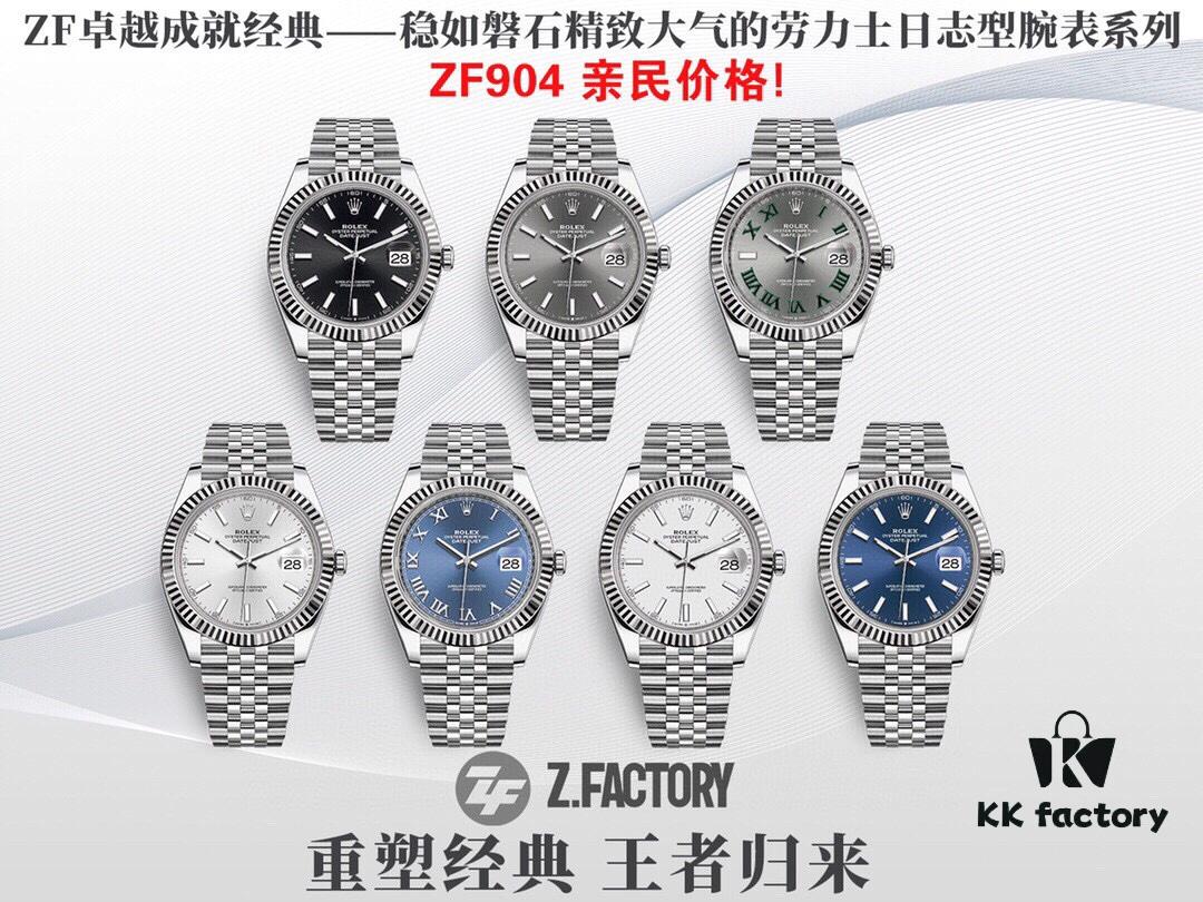 ZF Factory 2023 Masterpiece - Rolex Datejust 126334 41mm Highest Replica Version