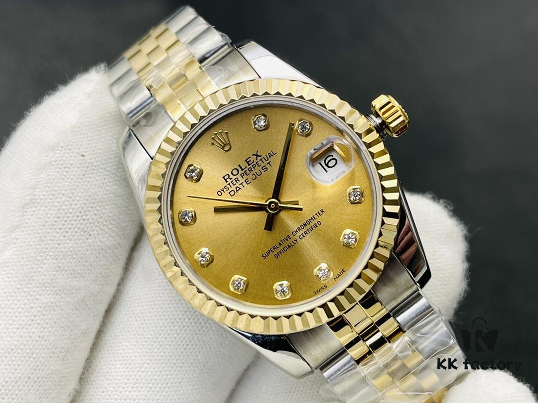 VR Factory 2023 Highly Recommended Original Mould Market's Highest Version Rolex Datejust Series – 2836 Mechanical Movement, True-to-Original Details