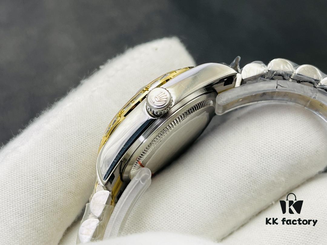 VR Factory 2023 Highly Recommended - Original Mold, Market's Highest Version Rolex Datejust Series (Consistent with Genuine, Top Quality in Market) Mechanical Watch with Datejust 2836 Movement