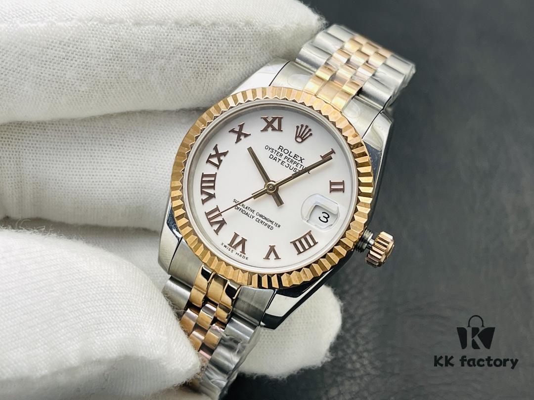 VR Factory 2023 Highly Recommended - Original Mold, Highest Quality Version Rolex Datejust Series (Consistent with Genuine, Top Market Quality) Mechanical Watch with 2836 Movement