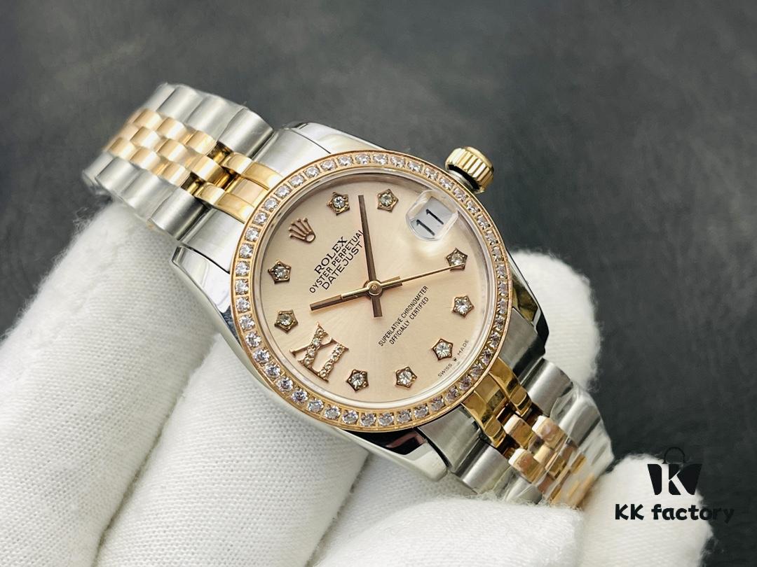 VR Factory 2023 Highly Recommended - Original Mould, Market's Highest Version Rolex Datejust Series (Consistent with Genuine, Top Quality in Market) Mechanical Watch with Datejust 2836 Movement