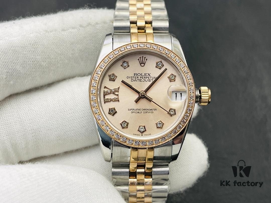 VR Factory 2023 Highly Recommended - Original Mould, Market's Highest Version Rolex Datejust Series (Consistent with Genuine, Top Quality in Market) Mechanical Watch with Datejust 2836 Movement
